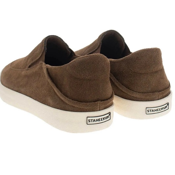 Staheekum Men's Flipside Suede Memory Foam Casual Slip-On Shoes - Picture 2 of 5